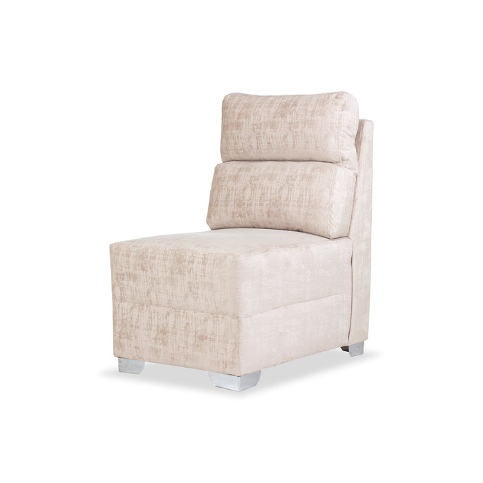 Butaca Barton Velvet Wonder Arena,Plata