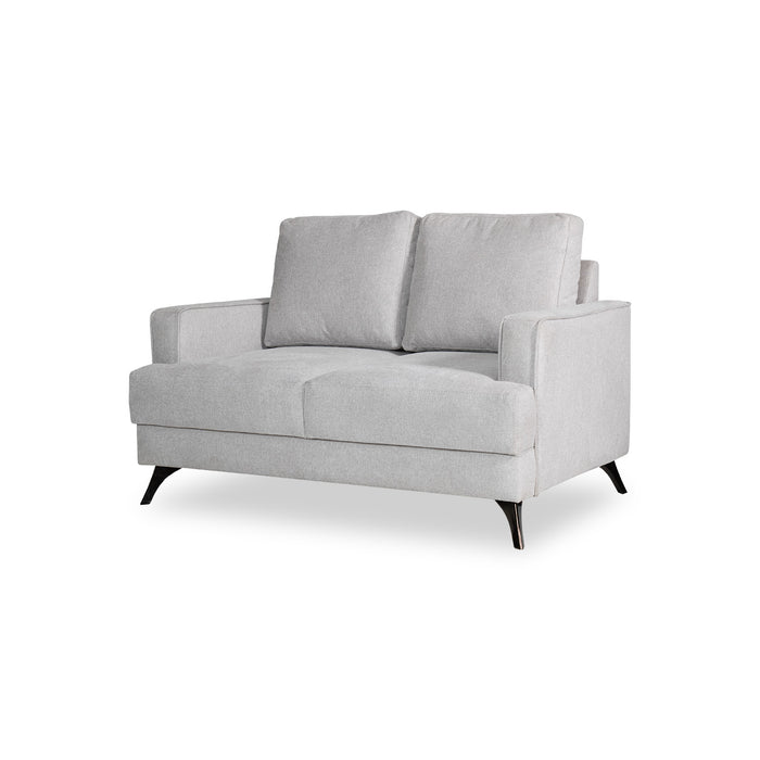 Sofá 2 Ptos Manhathan Microfibra Oklahoma Gris, Plomo