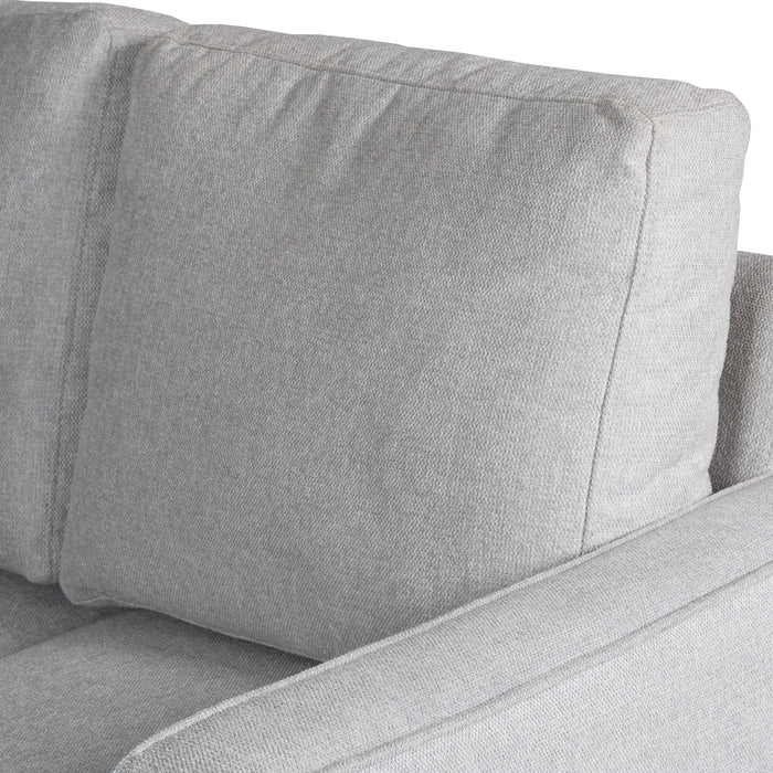 Sofá 2 Ptos Manhathan Microfibra Oklahoma Gris, Plomo