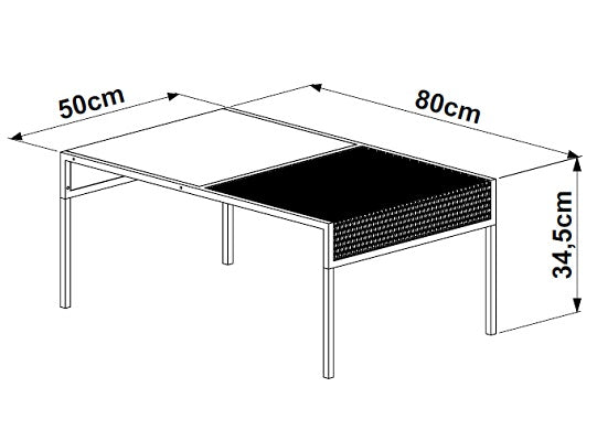 Mesa De Centro Jass Natural