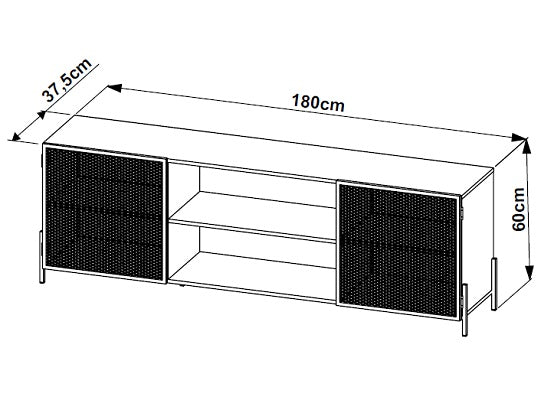 Mesa de Tv Jass Natural