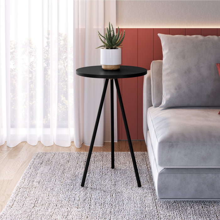 Mesa Esquinera Lilo Negra Medium