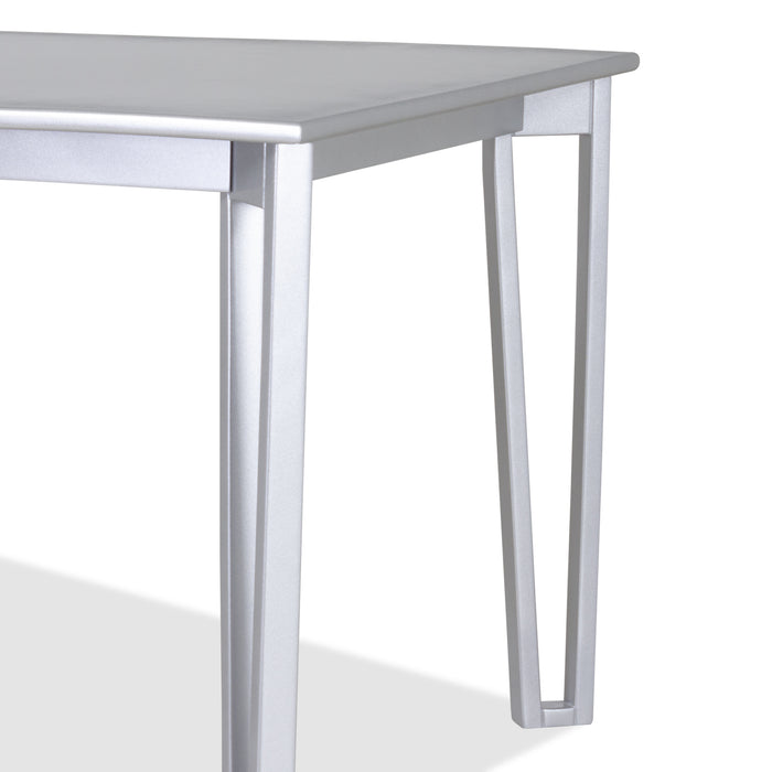 Comedor 4 Puestos Barton Velvet Plomo