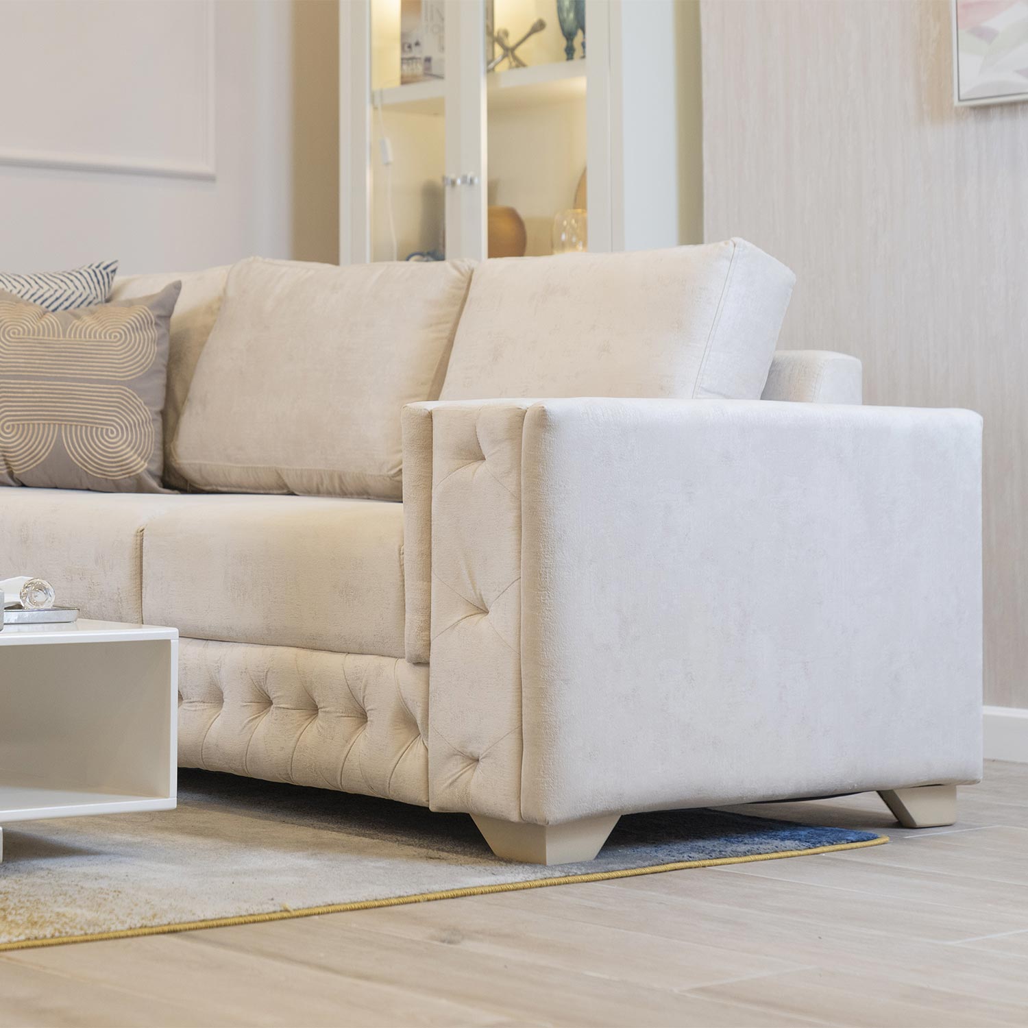 Sala Rinconera Living Lino Beige
