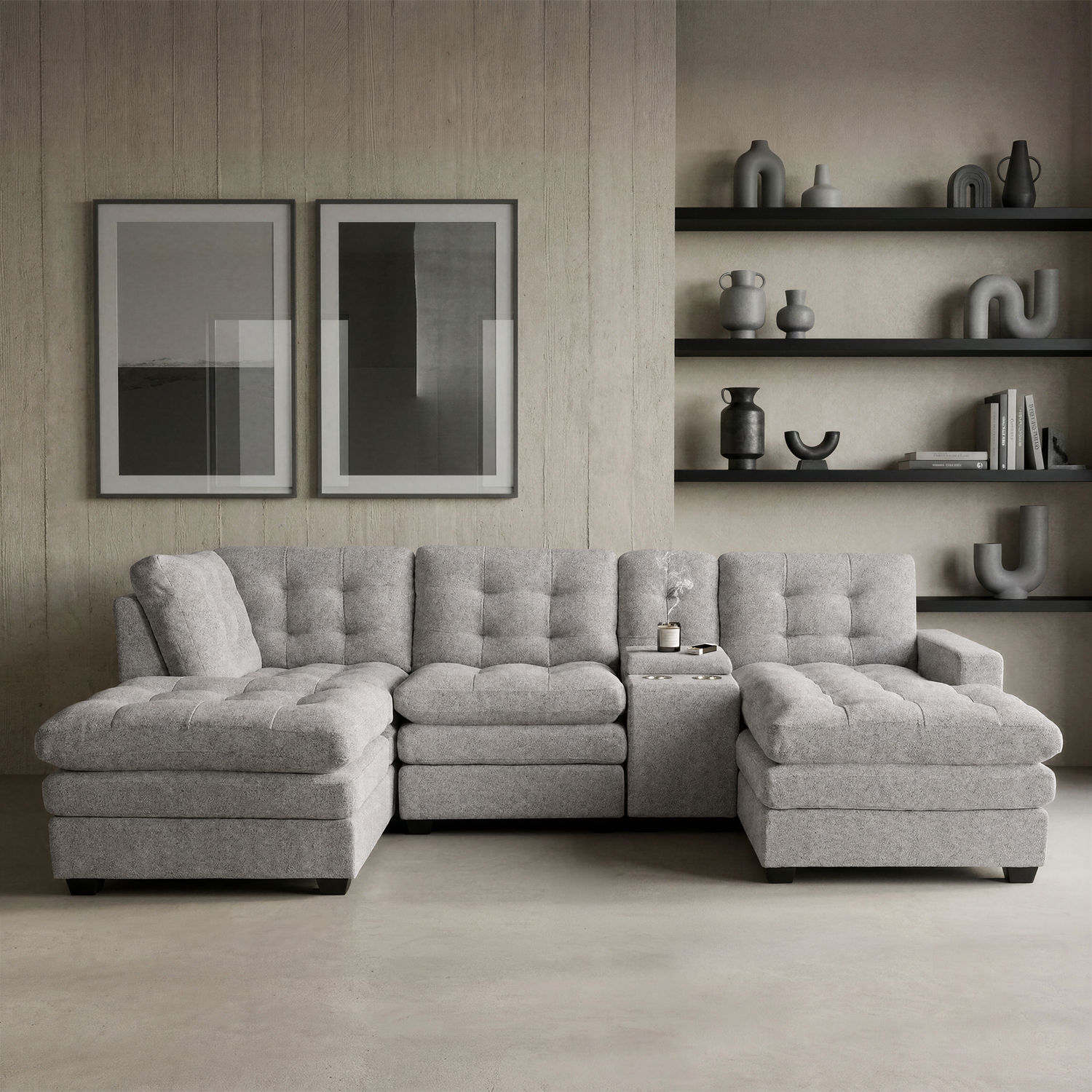Sala Rinconera Colin Gris