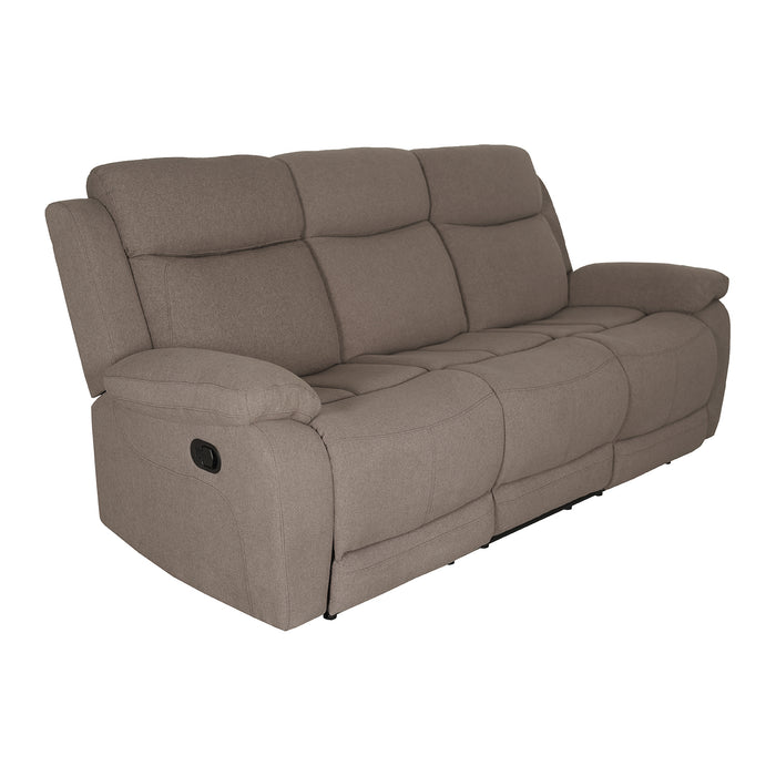 Sofá 3 Puestos Reclinable Conny Mocca