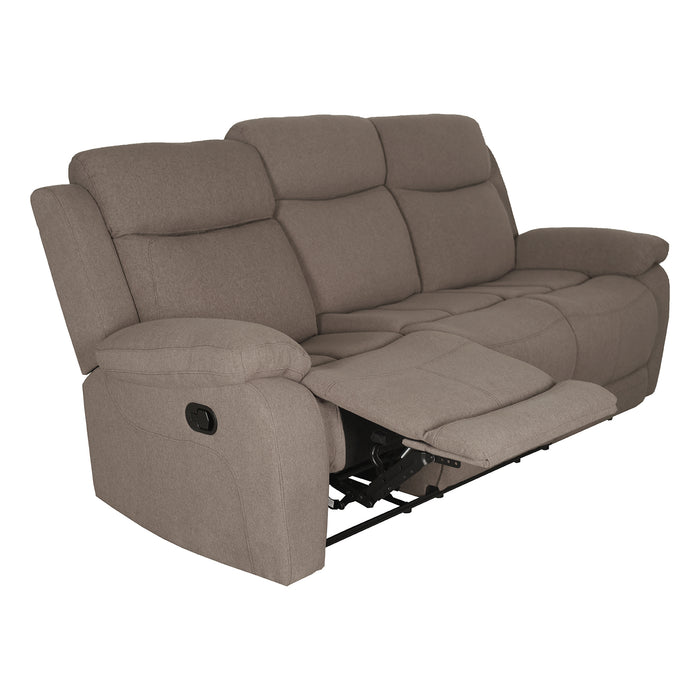 Sofá 3 Puestos Reclinable Conny Mocca