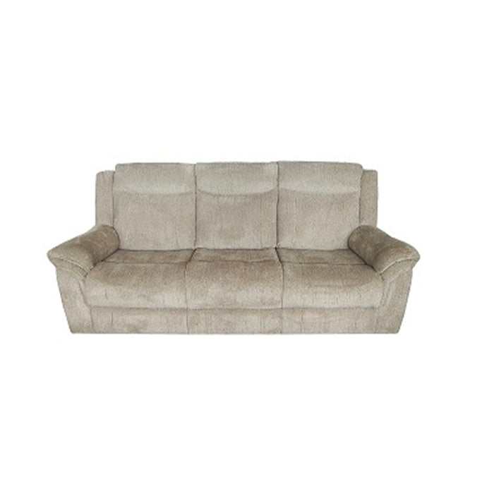 Sofá Reclinable 3 Ptos Angello Beige