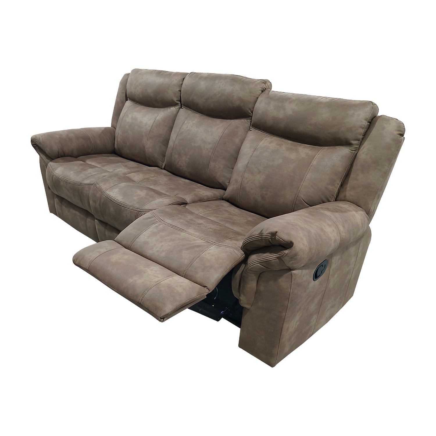 Sofá Reclinable 3 Ptos Angello Mocca
