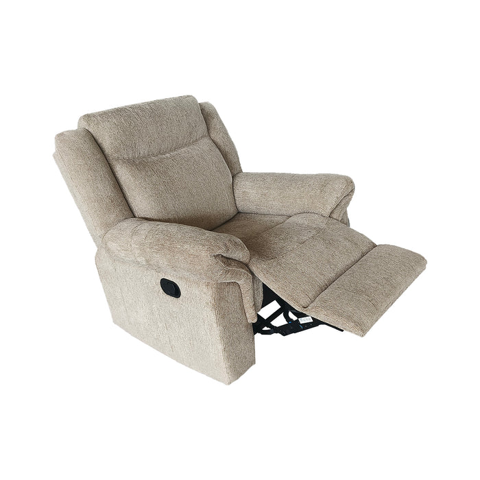 Silla Reclinable Mecedora Angello Beige