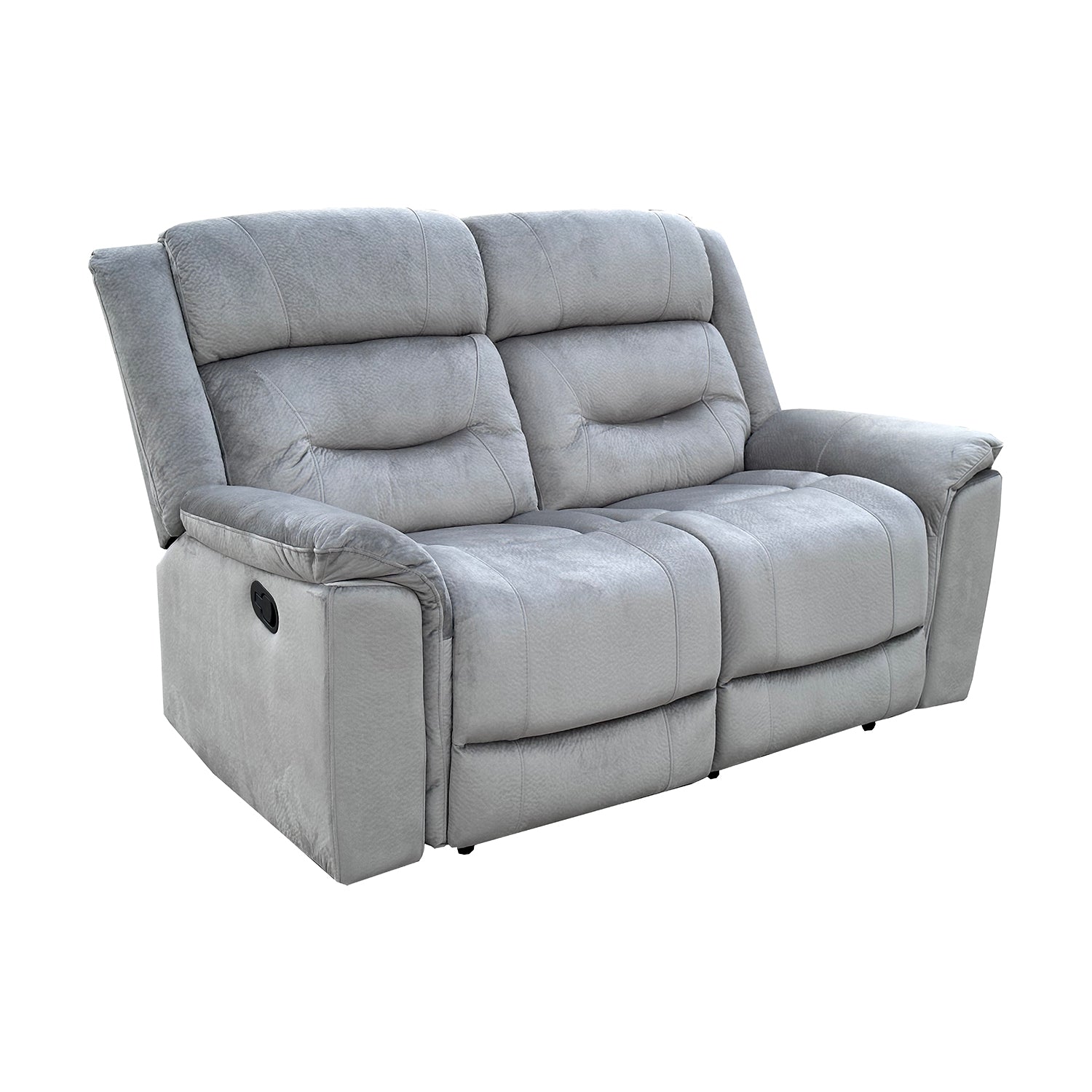 Sofà 2 Puestos Reclinable Apolo Gris
