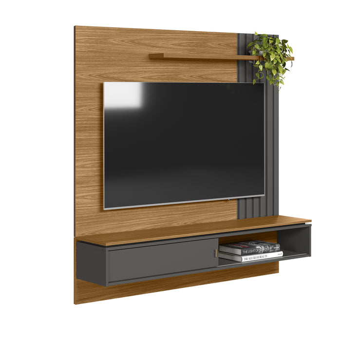 Panel Tv Mistic  Natural,Plomo