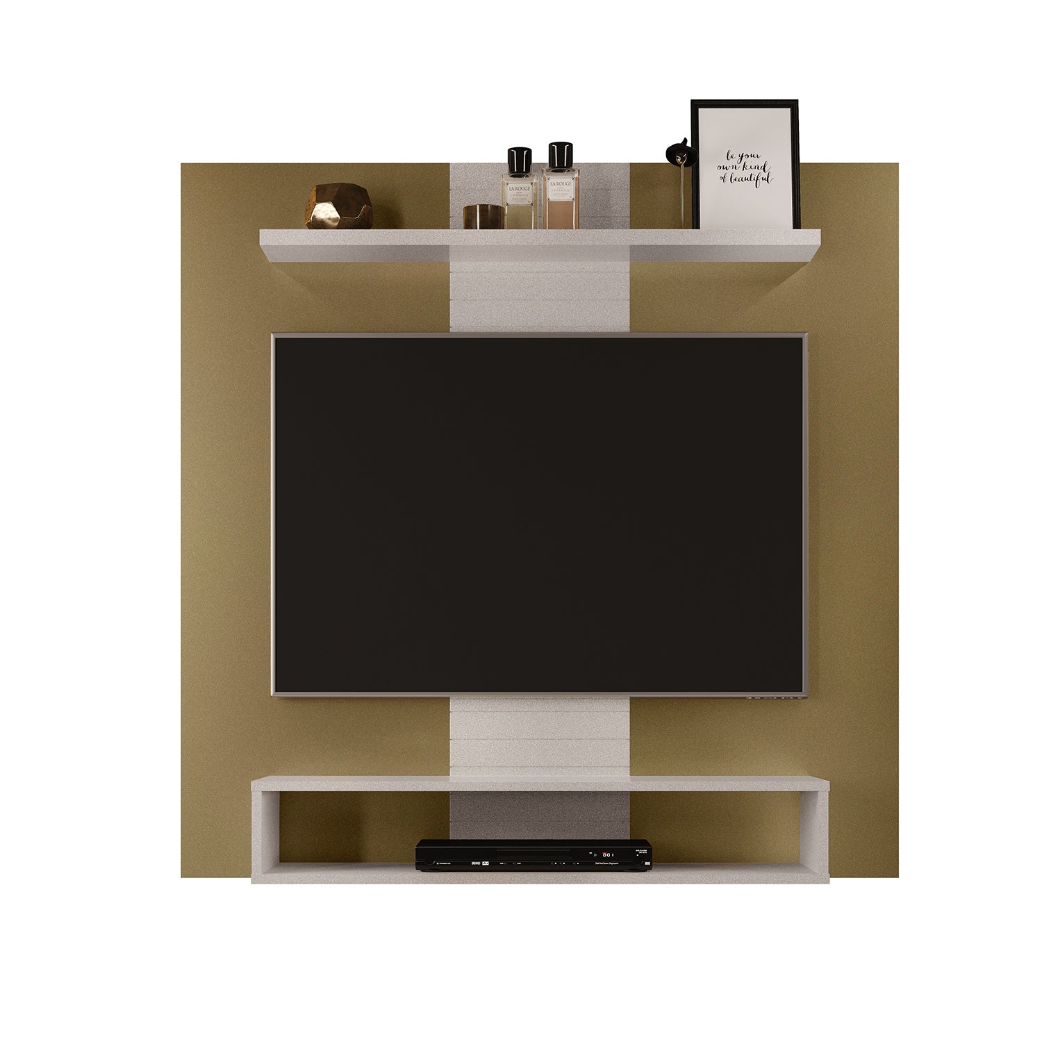Panel De Tv Nixi  Blanco Perla,Champaña