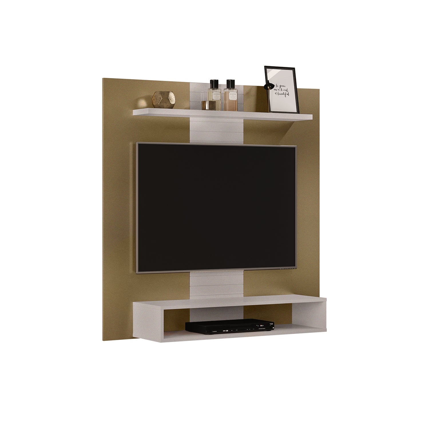 Panel De Tv Nixi  Blanco Perla,Champaña