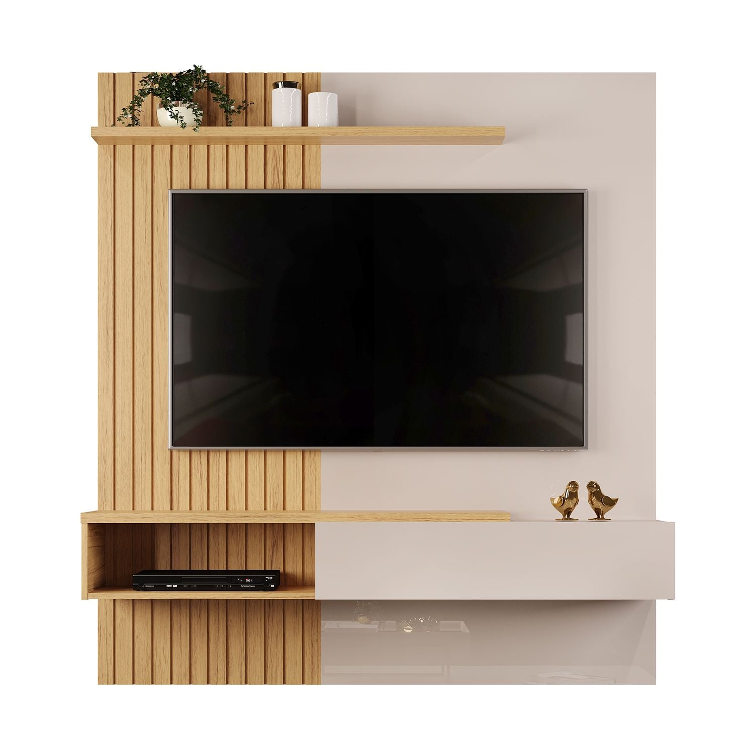 Panel de Tv Sari Natural, Off White