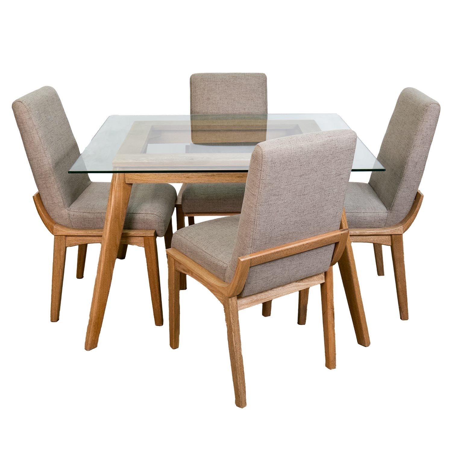 Comedor 4 Ptos Millenium Rihanna Natural