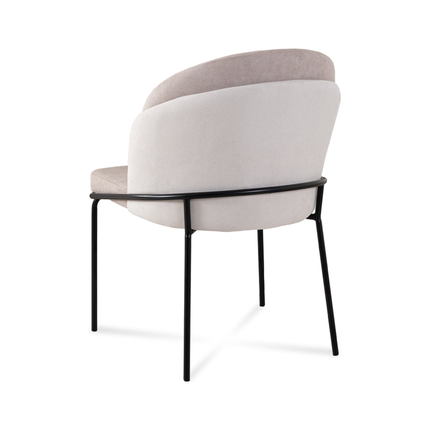 Comedor 4 Puestos Quina Beige, Negro