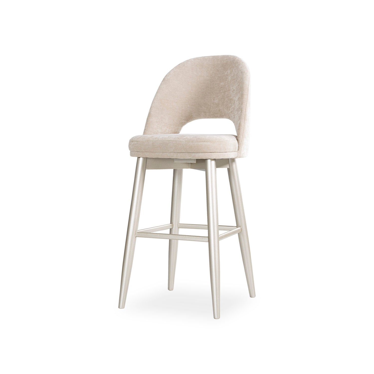 Silla Bar Versalles Velvet Beige,Champaña