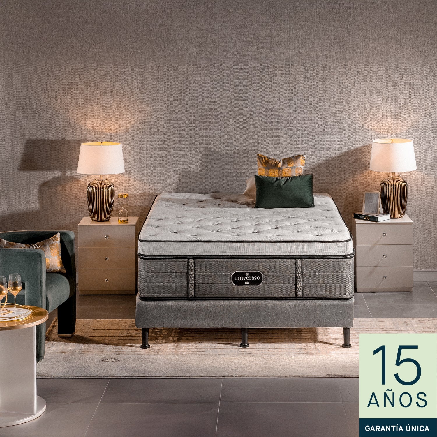 Colchón Simmons Universso Energic King (Garantía 15 años)