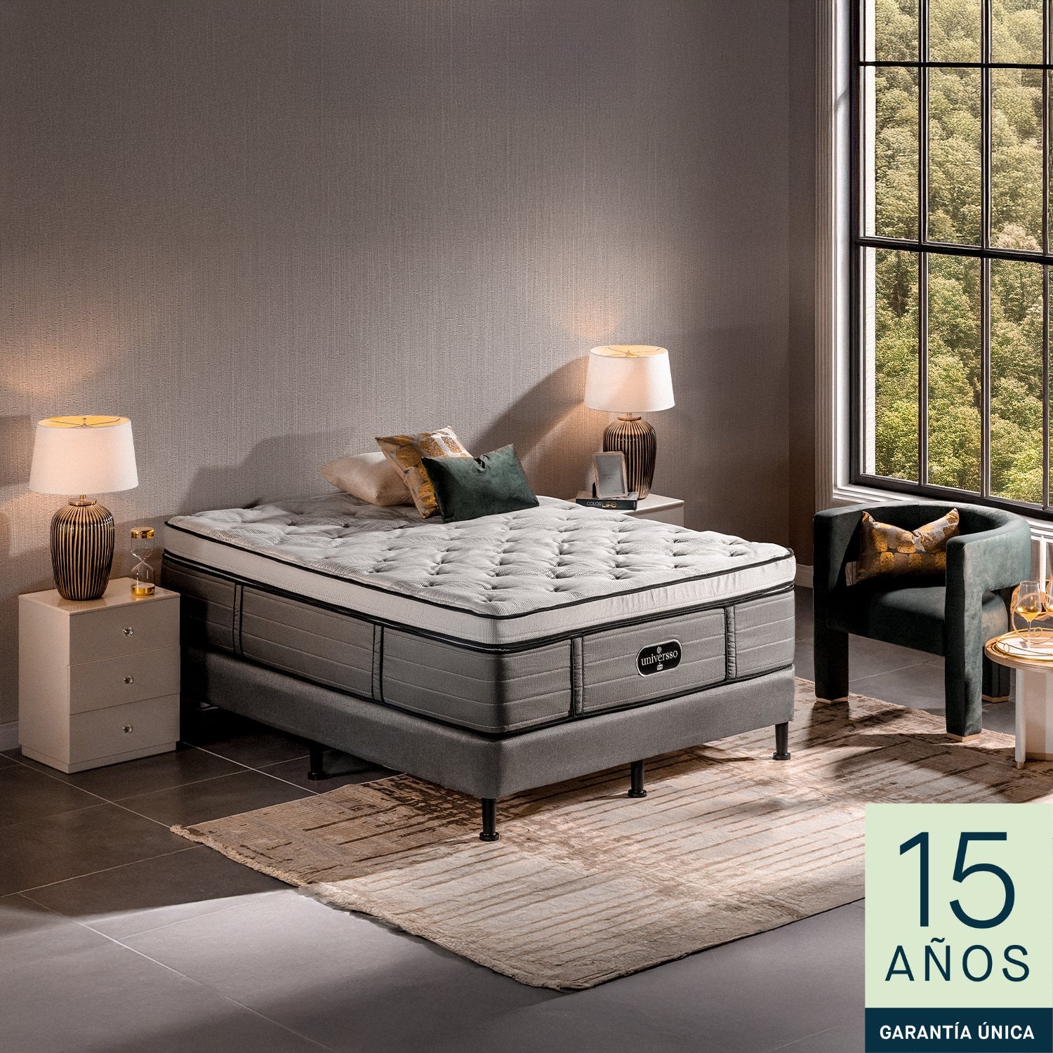 Colchón Simmons Universso Energic King (Garantía 15 años)
