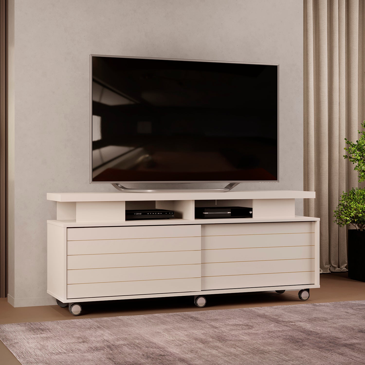 Mesa de Tv Barton Off White