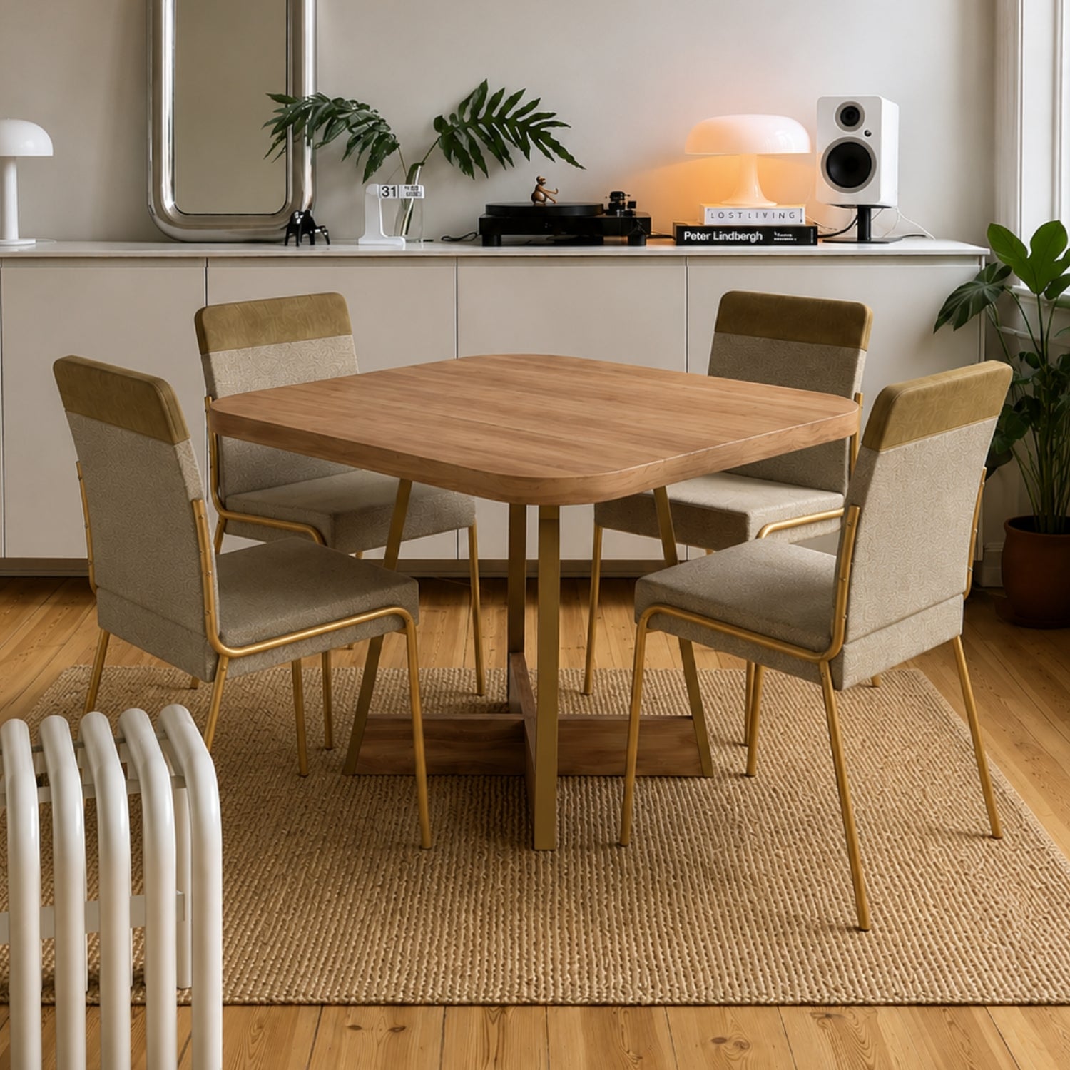 Comedor 4 Puestos Aliss Natural