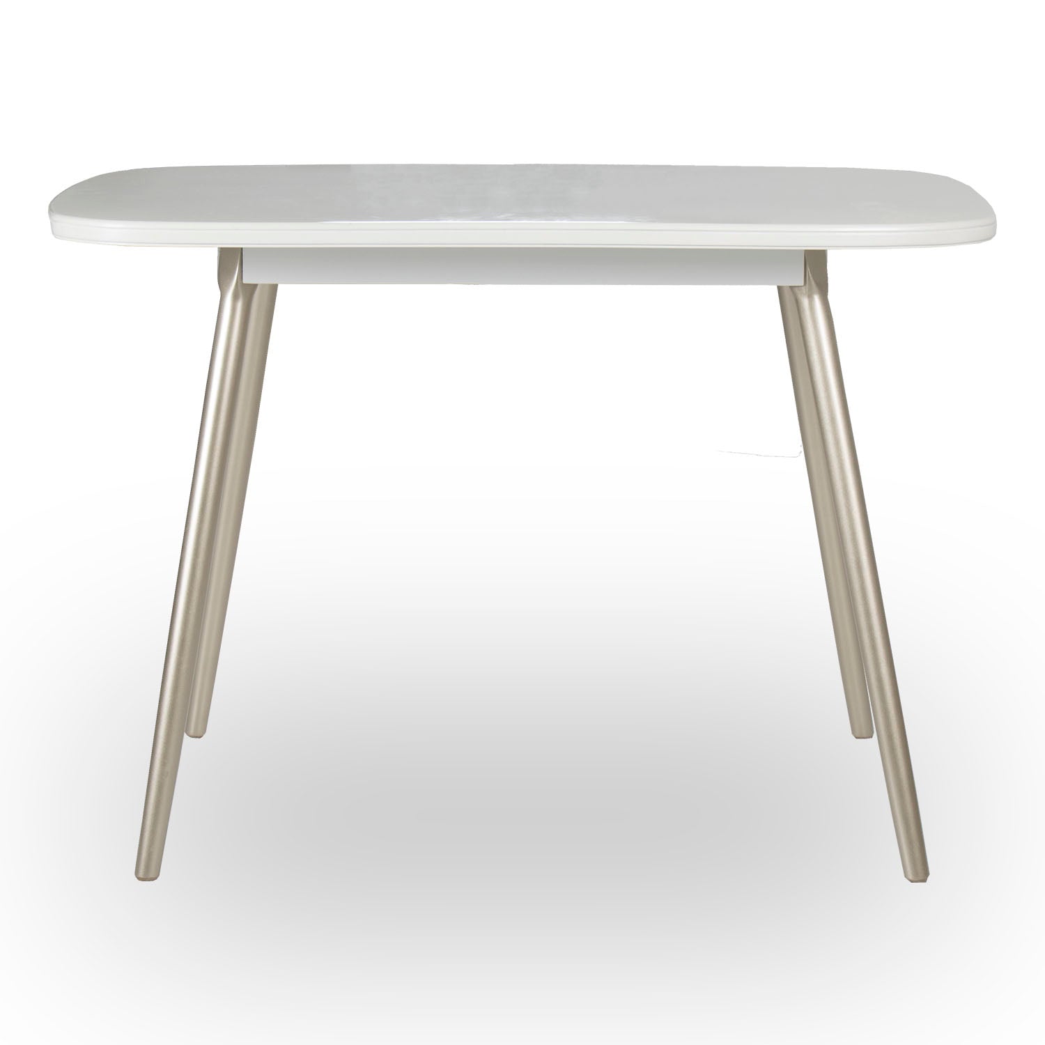 Comedor 4 Puestos Oslo Velvet Atica Plata, Champaña