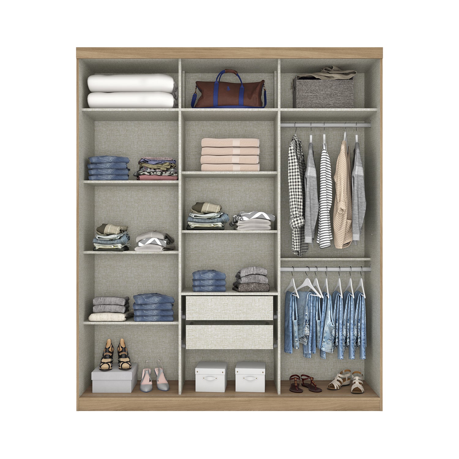 Ropero Halli Natural, Off White