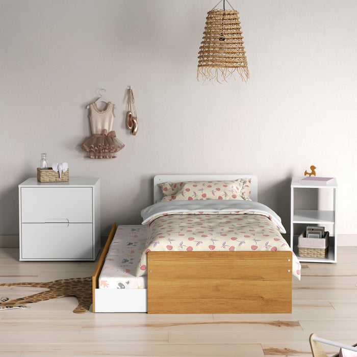 Cama Cuna Moys Blanco, Miel