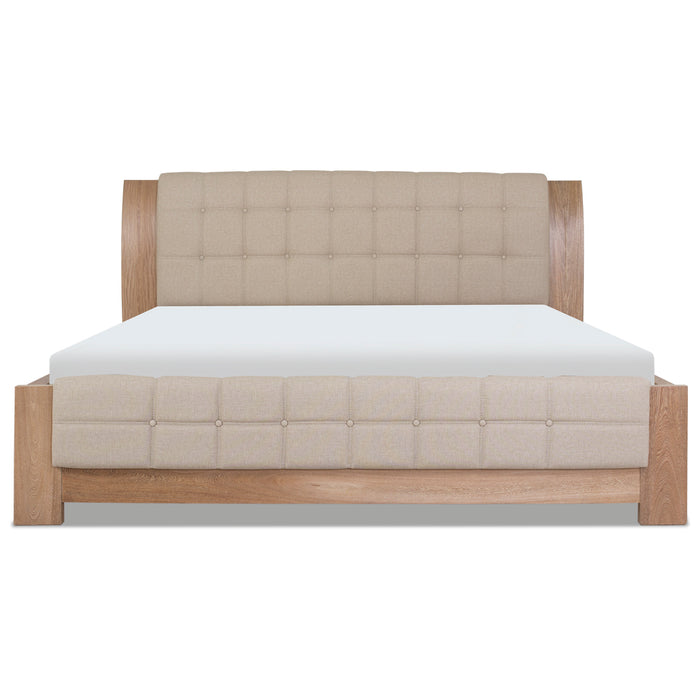 Cama King Noruega Marfil, Natural