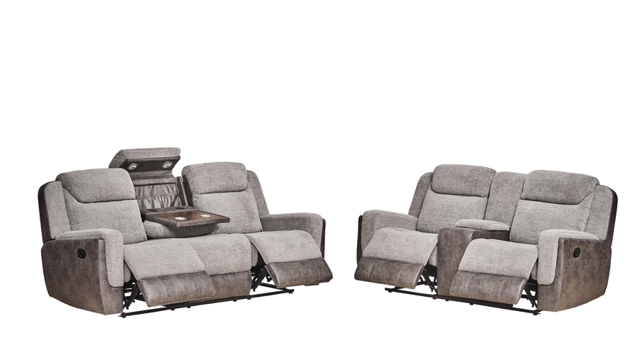 NINJATARP ダークベージュ Sofá Reclinable 2 Puestos Decko Microfibra Taupe – Muebles Jamar