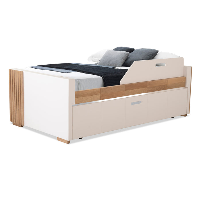 Cama Auxiliar Dúplex Denzel Off White, Natural