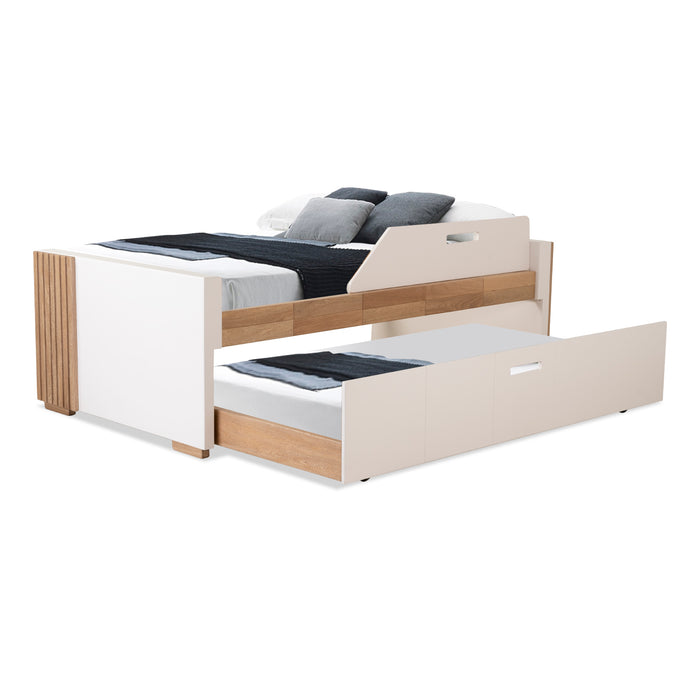Cama Auxiliar Dúplex Denzel Off White, Natural