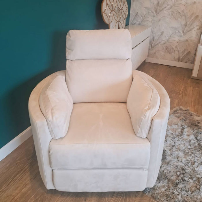 Silla Reclinable Jack Velvet Beige
