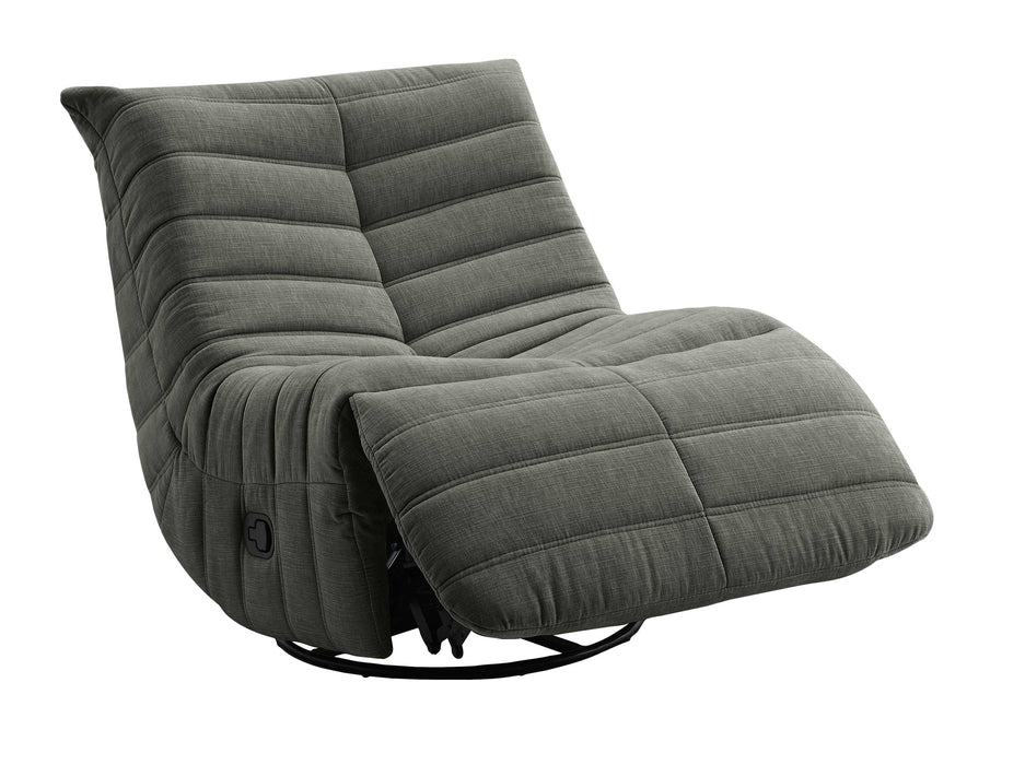 Silla Reclinable Jim Microfibra Gris Plomo