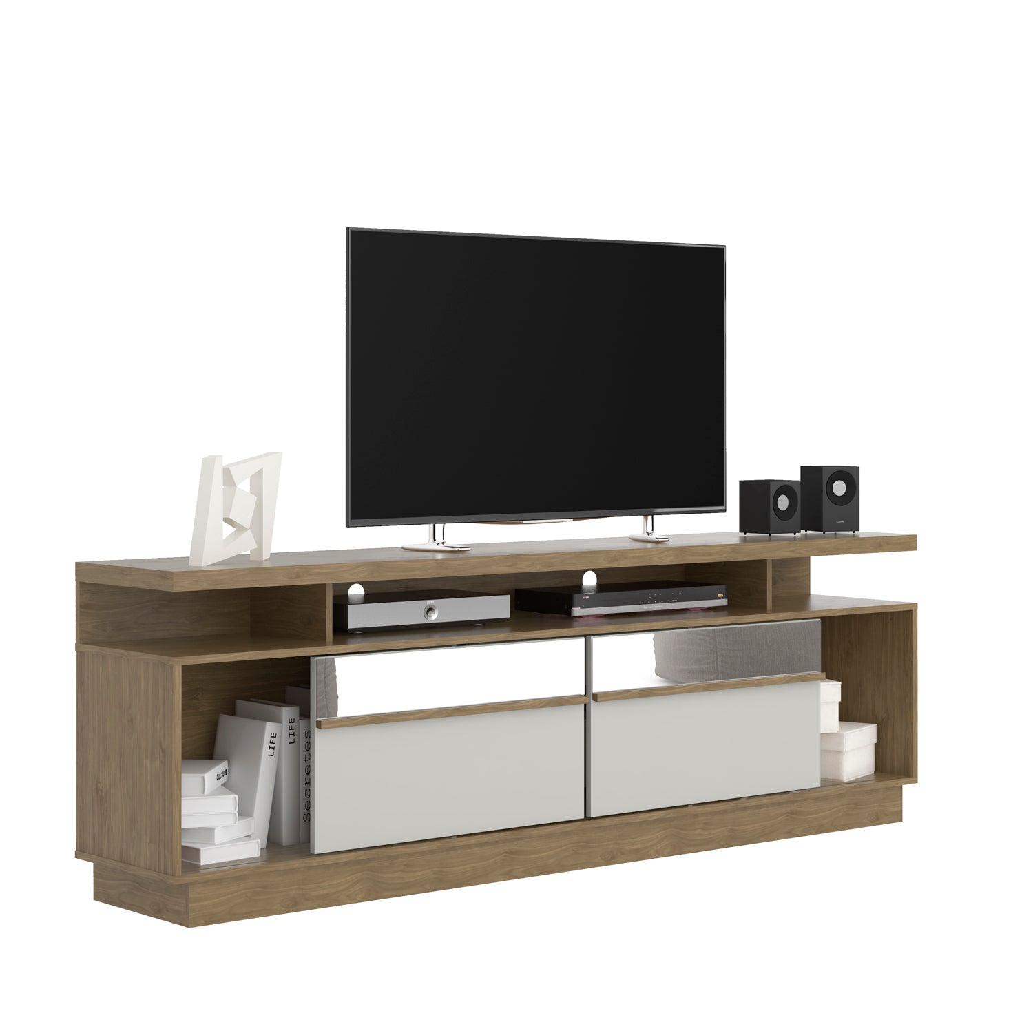 Mesa De Tv Owen Natural, Beige