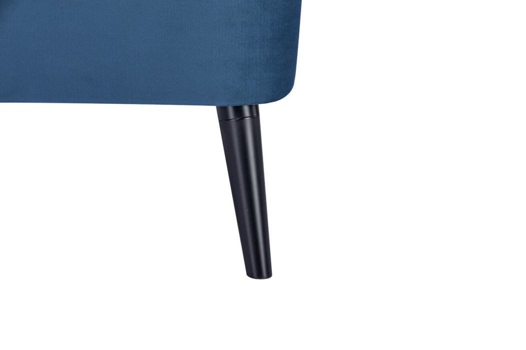 Butaca Alexa Microfibra Azul