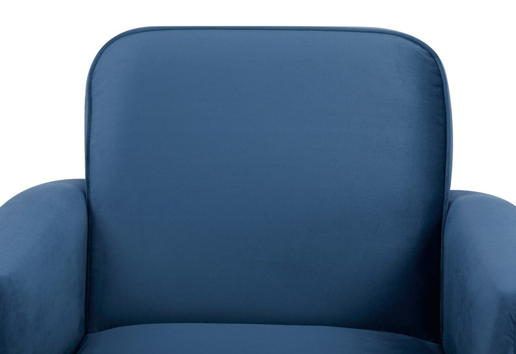 Butaca Alexa Microfibra Azul