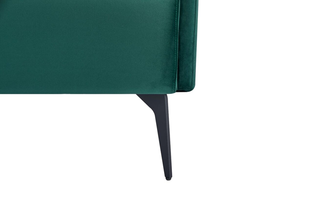 Butaca Donny Microfibra Verde