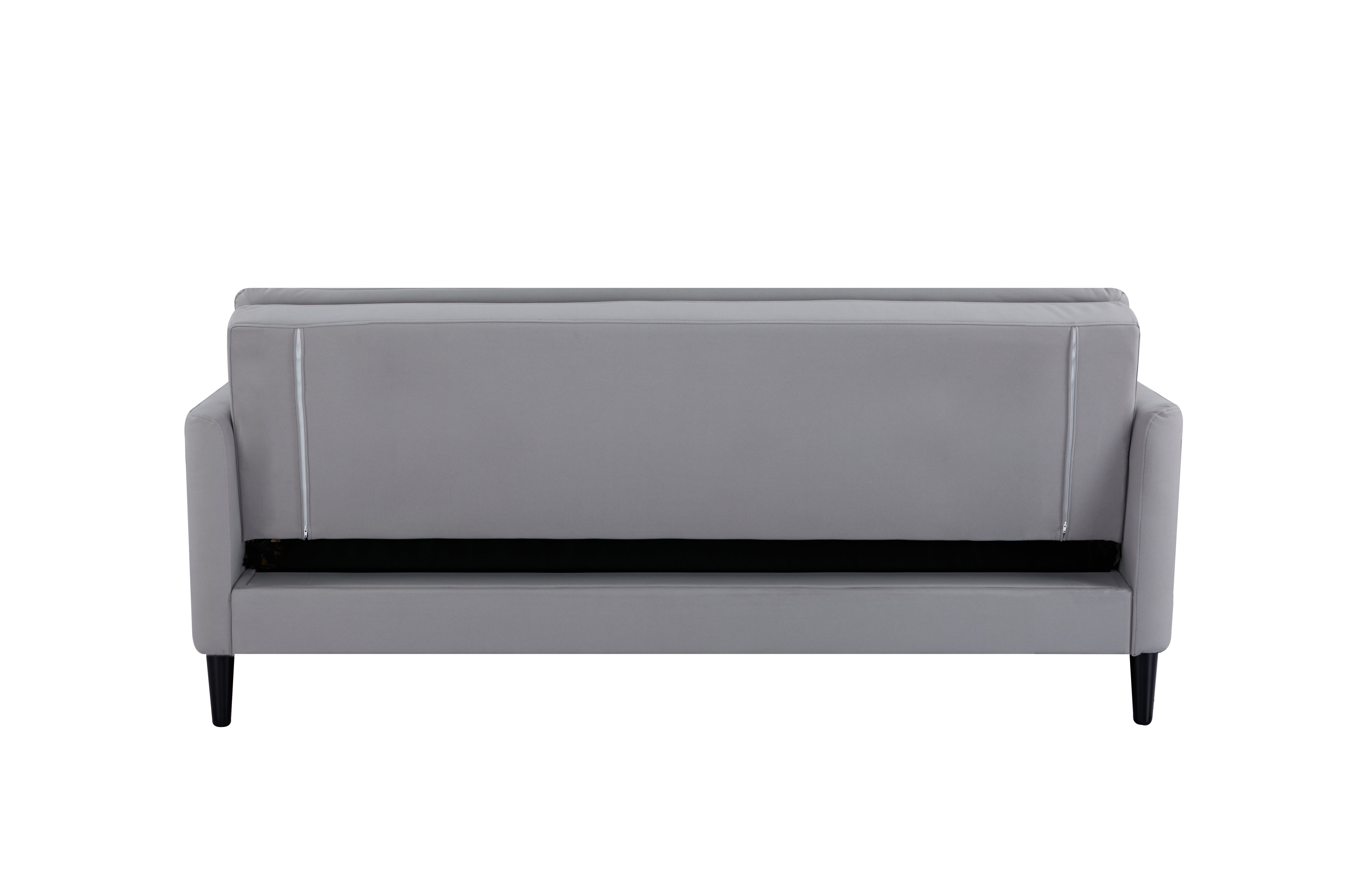 Sofá Cama Rouss Microfibra Plata