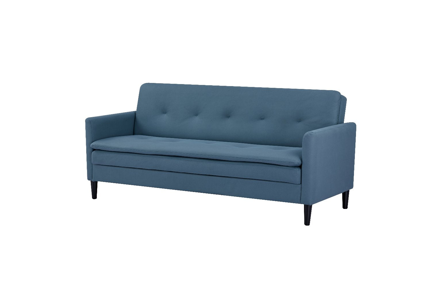 Sofá Cama Rouss Microfibra Azul