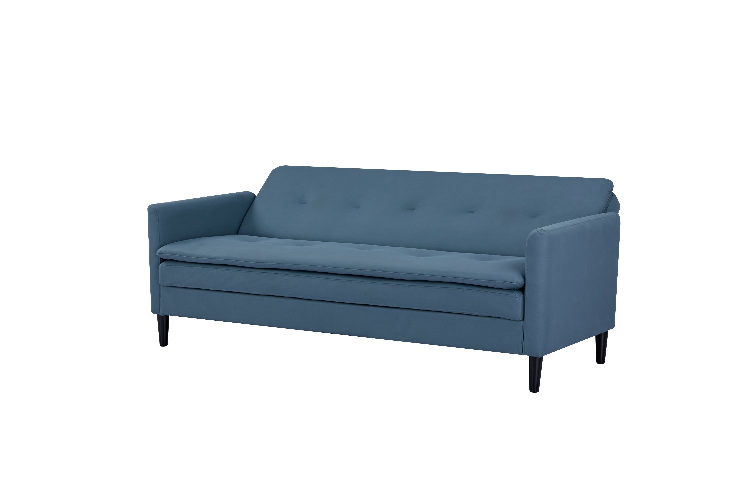 Sofá Cama Rouss Microfibra Azul