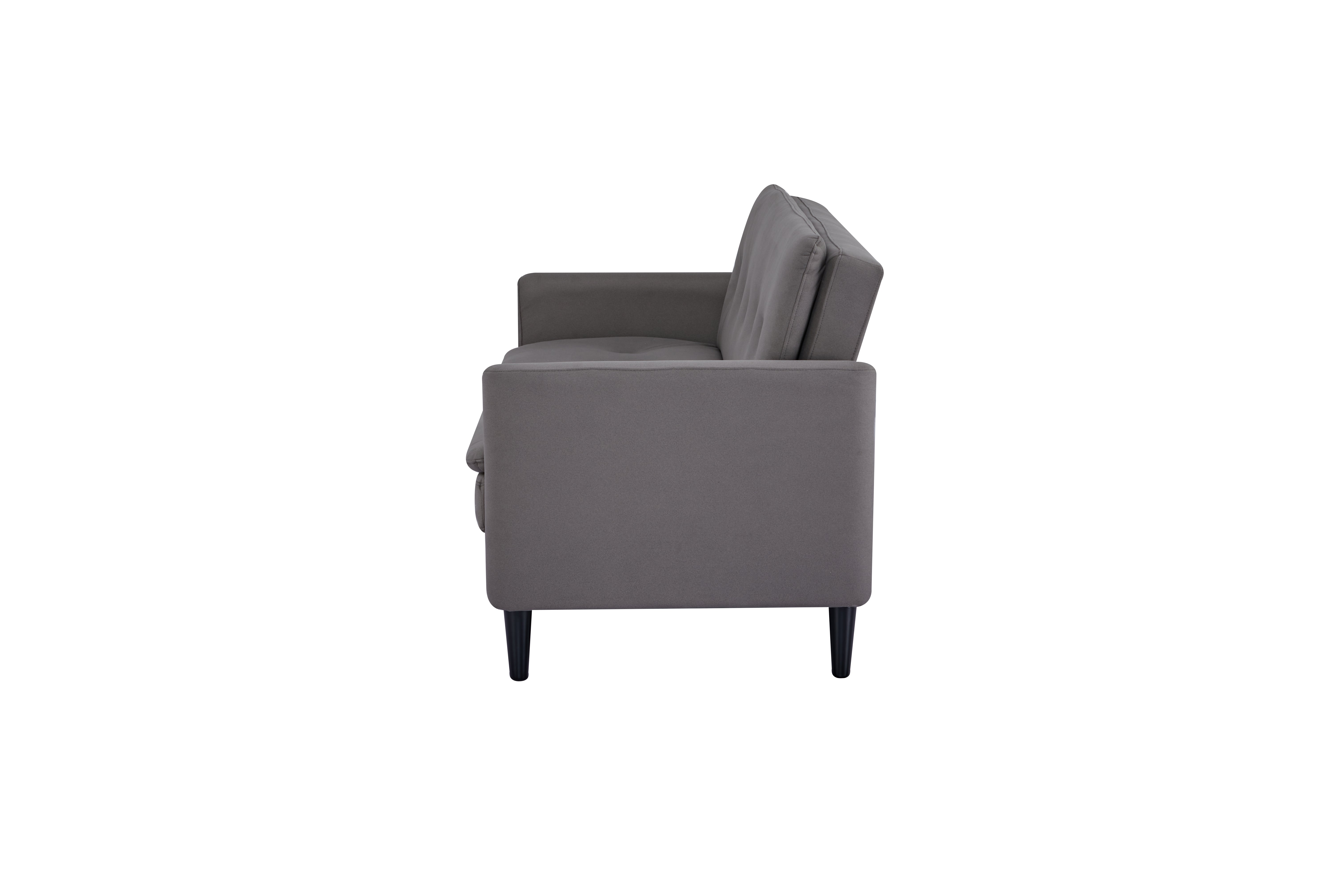 Sofá Cama Rouss Microfibra Gris