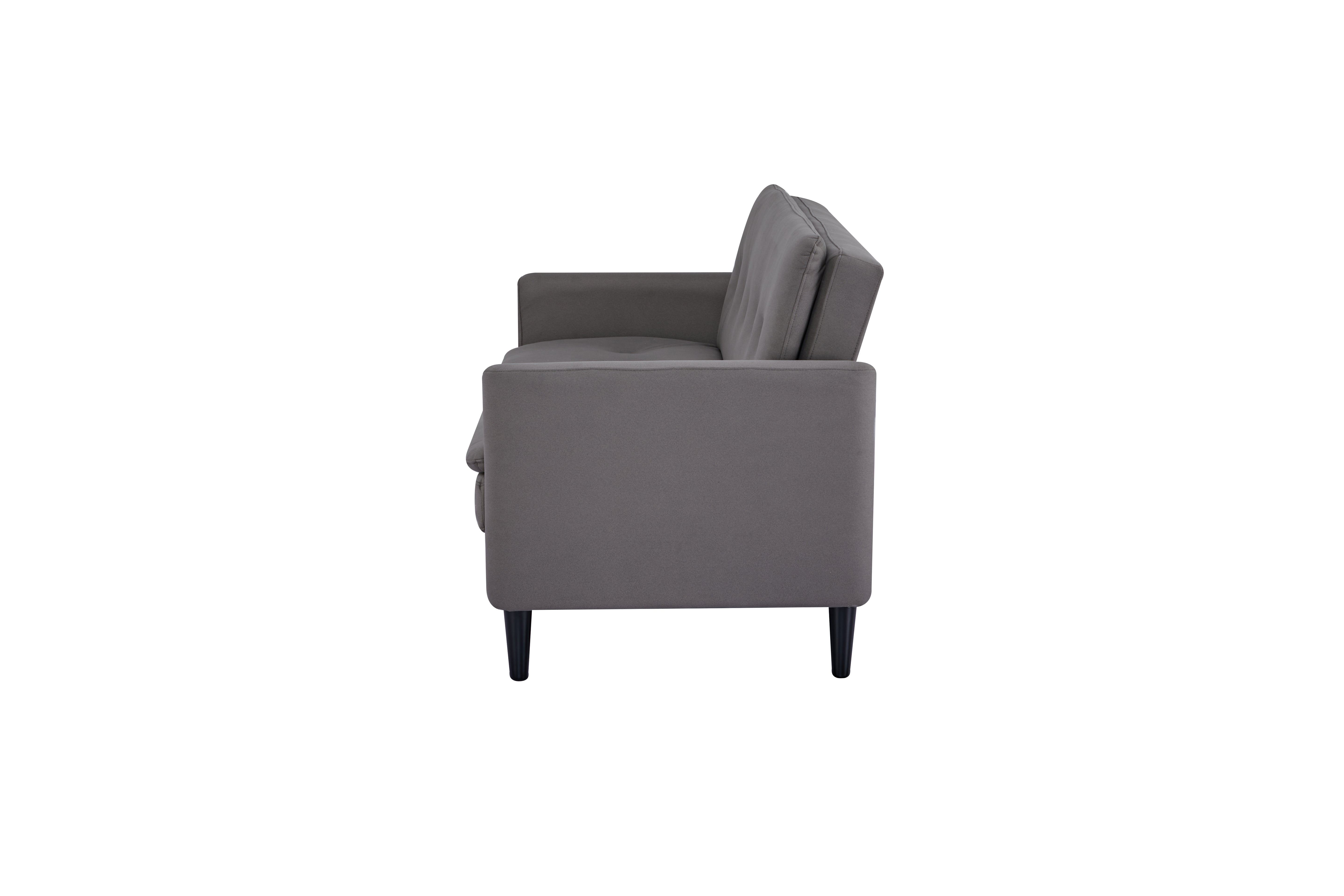 Sofá Cama Rouss Microfibra Gris