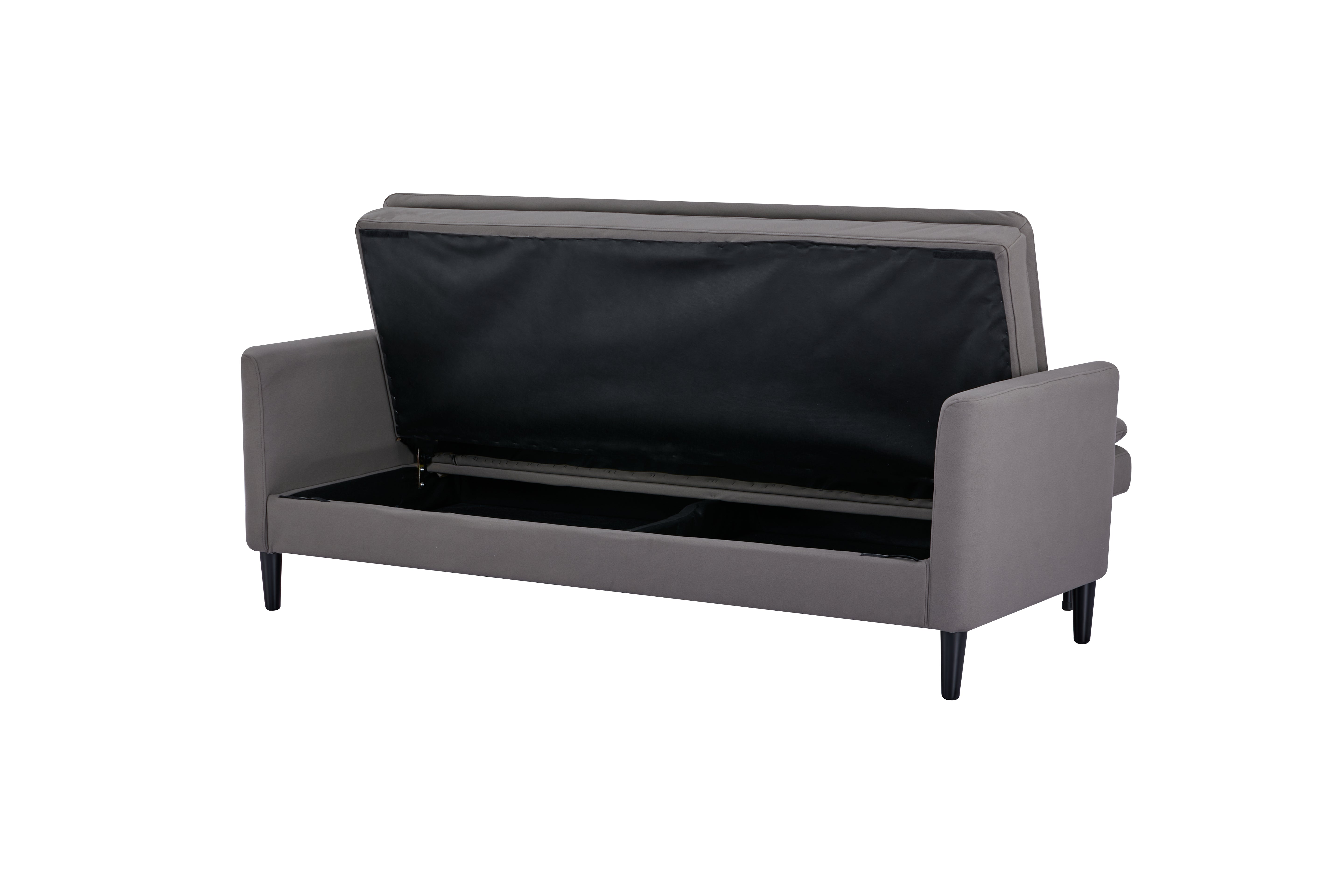 Sofá Cama Rouss Microfibra Gris
