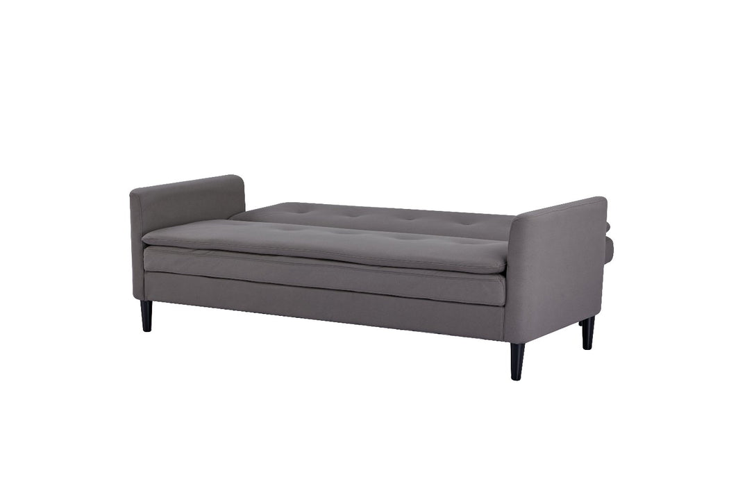 Sofá Cama Rouss Microfibra Gris