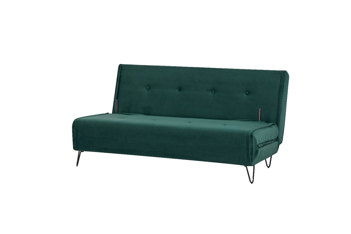 Sofá Cama Pier Microfibra Verde