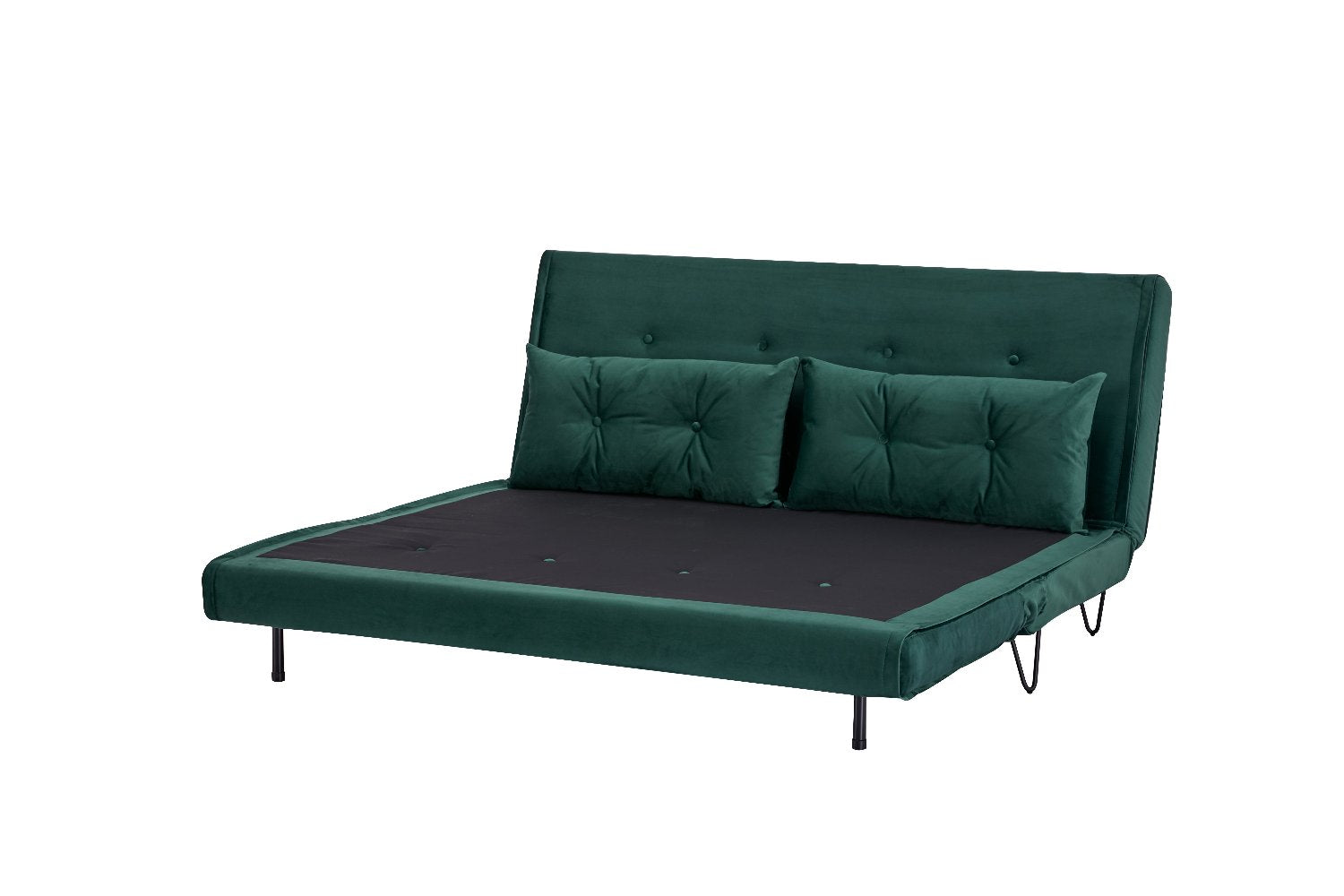 Sofá Cama Pier Microfibra Verde