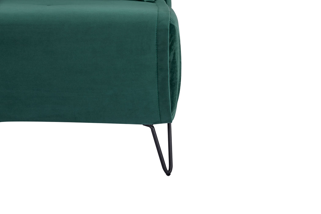Sofá Cama Pier Microfibra Verde
