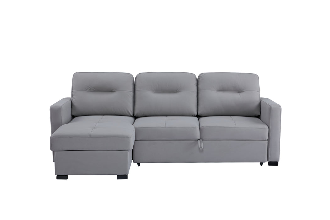 Sofá Cama Pantry Microfibra Plata